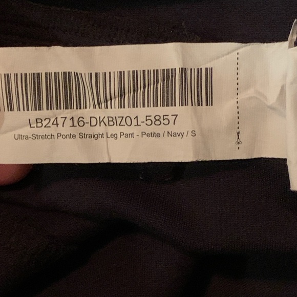 Quince Women Ultra-Stretch Ponte Straight Leg Pants Small Petite Navy Blue Offic - Picture 6 of 7